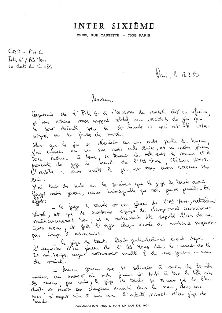 commission discipline