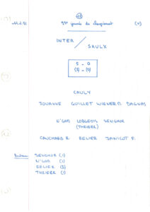 compte rendu saison 80-81
