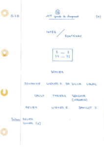 compte rendu saison 80-81